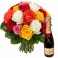 Coffret cadeau - Fleurs & Champagne